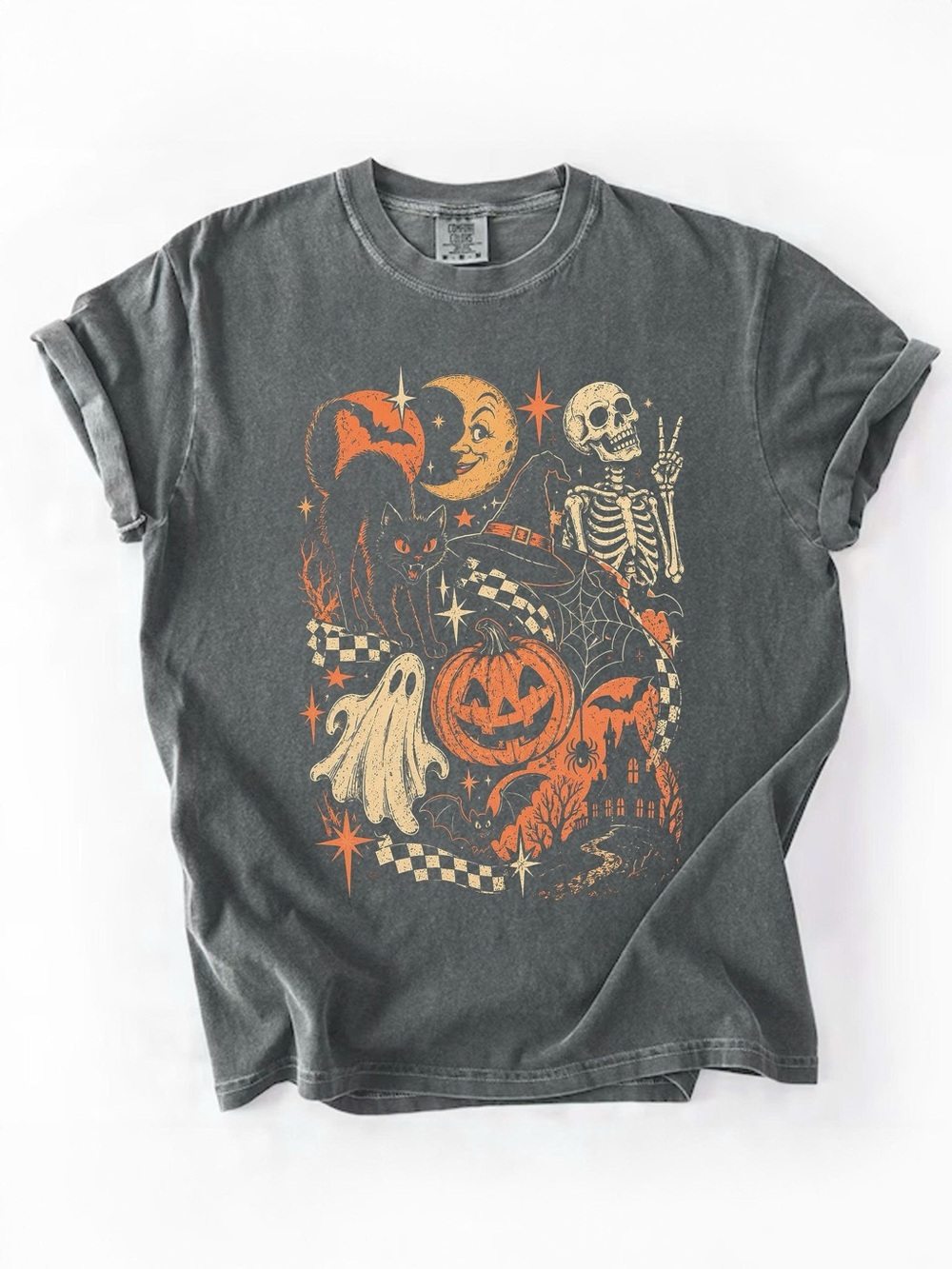 Pepper Comfort Colors Halloween spooky ghost t-shirt